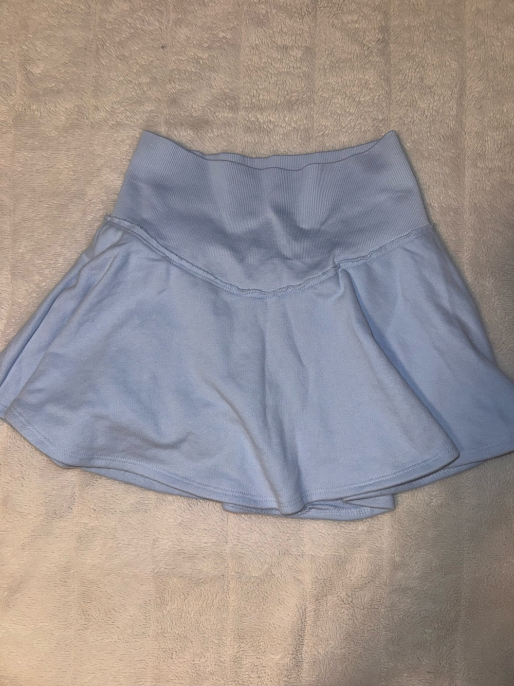 JoyLab Light Blue Mini Skirt